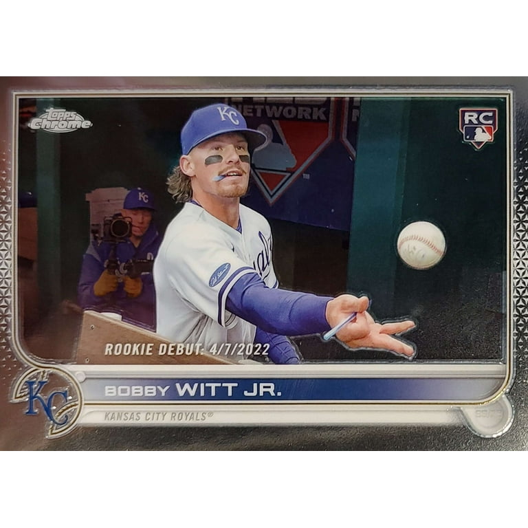 MLB 2022 Topps Update Chrome Bobby Witt Jr. Trading Card USC176 (Rookie  Debut)