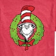 thumbnail image 3 of The Cat in the Hat - Cat Wreath - Men's Short Sleeve Graphic T-Shirt, 3 of 5