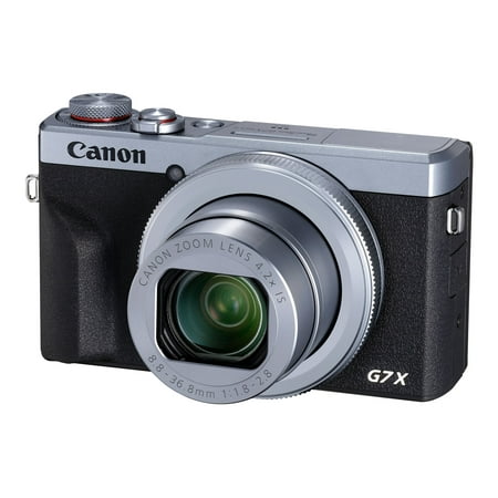 Canon PowerShot G7 X Mark III - Digital camera - compact - 20.1 MP - 4K / 30 fps - 4.2x optical zoom - Wi-Fi, Bluetooth - silver