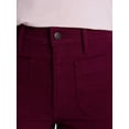 thumbnail image 5 of Time and Tru Women's High Rise Patch Pocket Denim Short, 4" Inseam, Sizes 0-20, 5 of 6
