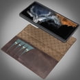 thumbnail image 3 of VENOULT Samsung Galaxy S24 Ultra Wallet Case, Magnetic Detachable, Genuine Leather Luxury Flip Hard Cover, RFID Protected, Compatible with Wireless Charge and Car Mount, Handmade, 3 of 8
