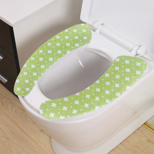 Printed Cartoons Selfs-adhesive Toilet Seat Warmer Cut And Stickable Thickened Toilet Seat Cover Non-slide And Warming Suitable For Bathroom Products