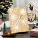 thumbnail image 1 of Papel kraft navideño grande de 100 x 44 cm | Estampados navideños blancos: renos, copos de nieve y árboles | Papel kraft resistente y resistente al desgarro de 80 g | Proyectos de decoración para, 1 of 6