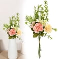 thumbnail image 2 of 1 Bouquets Finished Carnation Artificial Flowers,High-End Fake Flower Bouquets,Handheld Bouquet for Photography Prop,Living Room Decoration and Holiday Ornament,6.29x11.4 in(Pink), 2 of 7