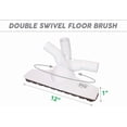 thumbnail image 3 of OVO All Angle 360 Degree Vacuum Deluxe Plus Floor Brush, Grey Finish, 3 of 3