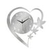 thumbnail image 5 of Reloj de pared de acrílico, reloj decorativo, regalo, elegante, silencioso, minimalista, de moda. Plata, 5 of 9