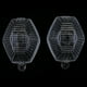 thumbnail image 2 of Cubiertas de Lentes de Luz de Señal Macarena para Motocicleta Suzuki DL1000 06 / DL650 04 Cro, 2 of 7