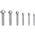thumbnail image 1 of Brocas Para Avellanar, Paquete De 6, Avellanador De Metal, Avellanador De Madera, Cortador De Bisel Hss, Broca Avellanadora De 90 Grados, Herramienta De Biselado De Metales Para Bricolaje Y Cons, 1 of 5