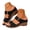 H, variant on Dakaela Womens Wedge Sandals Leather Two Straps Dressy Slip on Slides Espadrilles Open Toe Summer Beach Walking Slippers Shoes Size 6-10 White