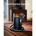 thumbnail image 2 of Aspiradora de cenizas inalámbrica DeForce, compatible con batería DeWalt de 20 V máx., portátil de 15 litros, color negro, con boquillas de manguera, filtros HEPA y ruedas, para estufa de leña de pel, 2 of 5