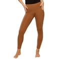 thumbnail image 2 of Felina | Athletic Pocket Leggings | 2-Pack | Lounge (Butterscotch Peacoat, Medium), 2 of 3