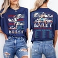 thumbnail image 3 of Bailey Zimmerman Tour T-shirt, Different Night Same Rodeo T-shirt Sizes S-5XL, 3 of 5