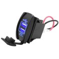 thumbnail image 1 of HSHDLDF DaSen Universal Dual USB Power Charger Carling ARB Rocker Switch Blue LED Light USB Interface Fit Any 12-24V ATV UTV Polaris RZR Can-am Honda Yamaha Can-AM Maverick Jeep SU, 1 of 7
