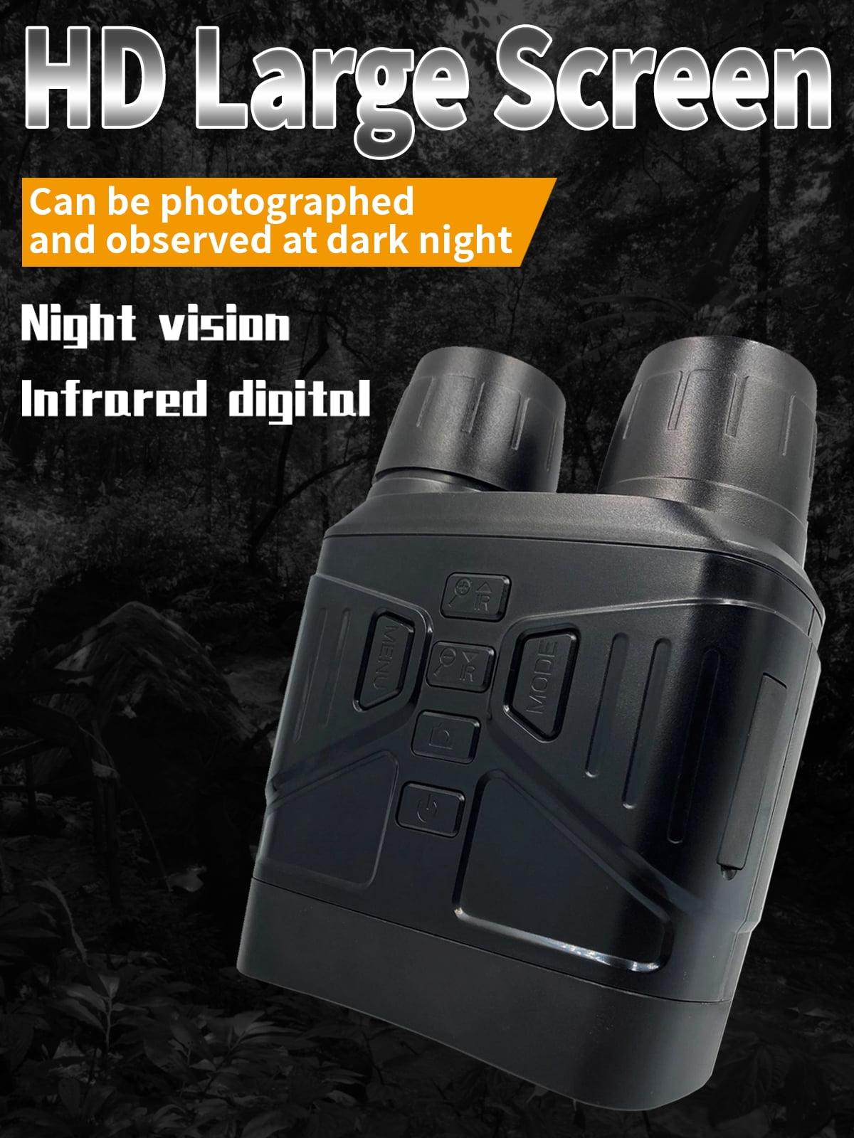 2024 New Night Vision Goggles Binoculars, 12MP Infrared Digital Night Vision Binoculars for Complete Darkness, with 32 GB Memory Card, 3.0" TFT LCD Display, for Outdoor Night Hunting