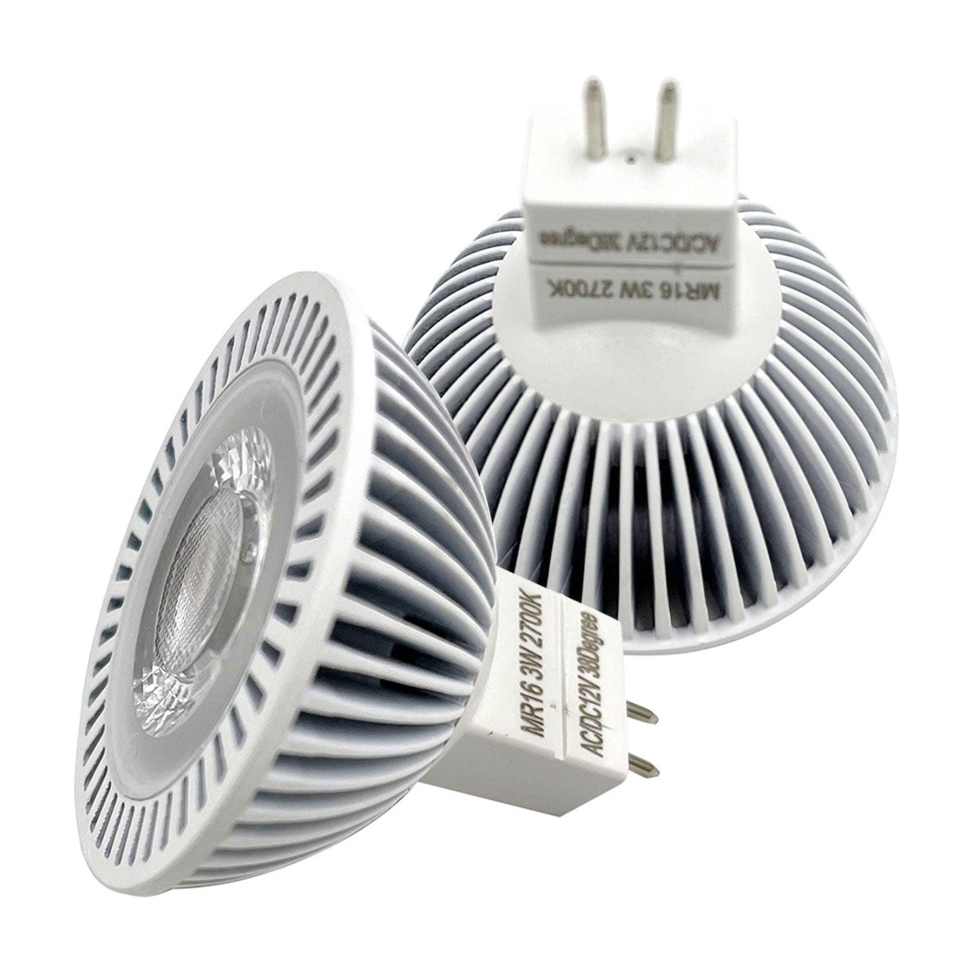LNC MR16 LED Bulb 5W,12V,2700K Warm White,390LM,38°Beam,GU5.3 Base,for Landscape Lighting