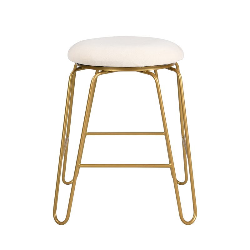 Ina Chair And Table Morrissey 18, 18 Inch Vanity Stool