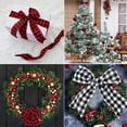 thumbnail image 6 of Wired Edge Ribbons,2 Inches Black Red Plaid Ribbon and Black White Buffalo Plaid Ribbon for DIY Gift Wrapping, Wedding Crafts Decoratio, 6 of 6