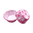 thumbnail image 2 of Pack Of 100 Thickened Non-Stick Baking Cup Liners, Greaseproof & Heat-Resistant Paper Holders, Beautiful Flower Printed Muffin Wrappers For Making Snow Skin Mooncakes, Cupcakes,, 2 of 6