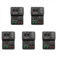 thumbnail image 1 of 5X Tarjeta de Sonido Q-12 Mezclador de Audio Placa de Sonido Consola Interfaz de de Escritorio 4 Canales 48V Potencia Estéreo Tarjeta de Sonido para Ordenador, 1 of 9