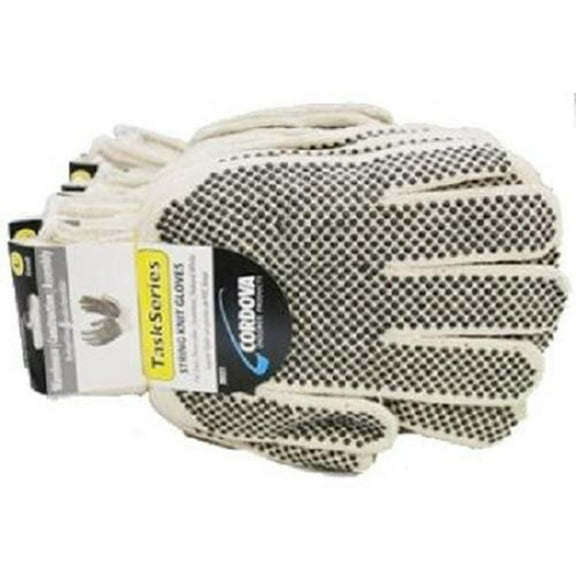 , Gloves Dotted Pvc Large, Count 12 - Gloves / Grab Varieties & Flavors