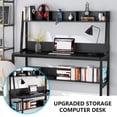 thumbnail image 4 of Tribesigns 47 inch Computer Desk with Hutch and Bookshelf, 4 of 7