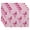 Pink, variant on Simply Daisy, 18 x 14 Inch Flamingo Fanfare Martini Animal Print Placemat (set of 4), Pink