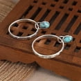 thumbnail image 5 of Hotpom Dangle Earrings Faux Turquoise Elegant Jewelry Bohemian Style Design Women Daily Vacation Casula Giving Gifts Fashion Earrings Accessories, 5 of 6