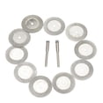 thumbnail image 4 of Los discos de corte de 16 mm Diamond Cut Off Wheels w / Arbor 10pcs, 4 of 9
