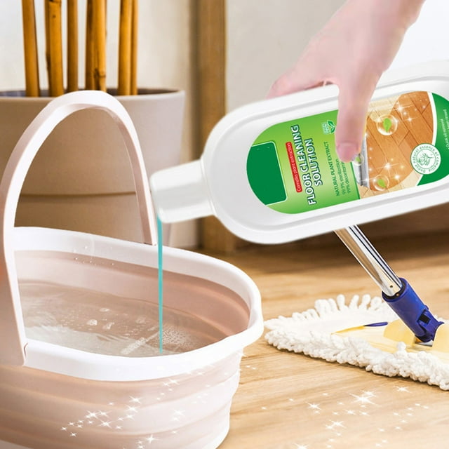 Limpiador de suelos con acción antibacteriana enzimática | Fuerte eliminación de manchas | Para baldosas cerámicas y madera | Fórmula sin cloruros | Efecto iluminador y fregador | Botella de 500ml |