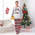 thumbnail image 2 of Jenny Cutest Family Christmas Pajamas With Snowman Bear, White And Gray, Family And Dog Size, 2 of 7