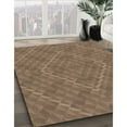 thumbnail image 2 of Ahgly Company Indoor Square Patterned Sepia Brown Area Rugs, 7' Square, 2 of 6