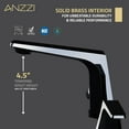 thumbnail image 2 of ANZZI 2-Handle 3-Hole 8 in. Widespread Bathroom Faucet With Pop-up Drain in Matte Black & Chrome, 2 of 8
