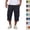 D04 - Dark Blue, variant on Long Shorts for Men Below Knee Elastic Wasit Cargo Short Pants Lightweight 3/4 Running Hiking Shorts with Pockets,Gray,L