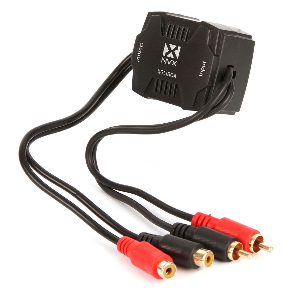 XGLIRCA NVX Professional Grade Ground Loop Isolator for RCA/Interconnect Auxiliary Aux Connections 