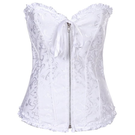 Underbust Corsets for Halloween Costumes Tummy Control Shapewear for Women Women Floral Overbust Corset Bustier Lingerie Top Gothic Shapewear Sexy Underwear Shapewear for Women Clearance
