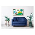 thumbnail image 1 of Sofá Love Seat 2 Plazas De Lino Azul Modelo Marzana, 1 of 7
