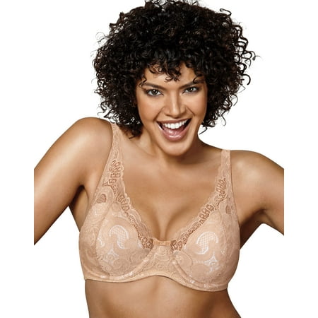Playtex Womens Love My Curves Beautiful Lift Lightly Lined Underwire Bra,  42D 