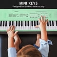 thumbnail image 4 of Teclado De Piano Electrónico Multifuncional De 54 Teclas, Con Micrófono Con Cable Para Aprendizaje Y Grabación De Música Para Niños, 4 of 7