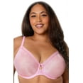 thumbnail image 3 of Curvy Couture Shimmer Unlined Underwired Bra 1374, 3 of 4