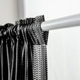thumbnail image 4 of Gomelly Half Window Curtain Semi-sheer Short Valance Simple Kitchen Curtains Luxury Living Room Cafe Tier Rod Pocket Black W:51''x H:16'', 4 of 5