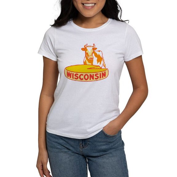 CafePress - Vintage Wisconsin Cheese T Shirt - Women's Classic T-Shirt
