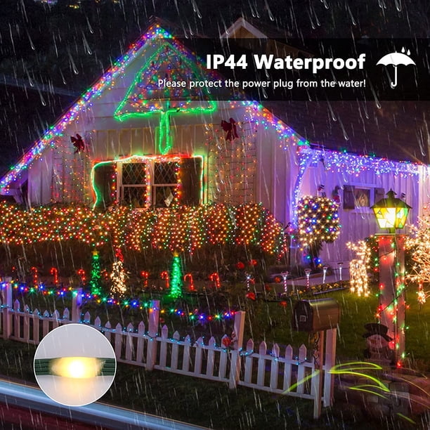 Cadena De Luces Para árbol De Navidad, 2 M, 280 LED, 8 Modos, 8 Luces Led Cadena De Luces Para Arbol De Navidad Decoracion Para Fiestas De Navidad Bodas Cumpleanos Clase Energetica G 85919052