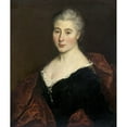thumbnail image 2 of Anonymous 12x14 Gold Ornate Wood Frame and Double Matted Museum Art Print Titled - Portrait of a Woman (C. 1711), 2 of 4