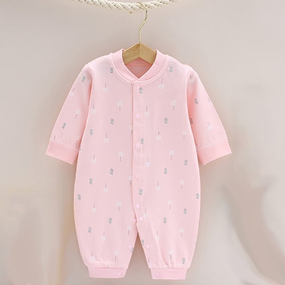 Newborn Infant Baby Boy Girl Cotton Print Romper Jumpsuit Playsuits Outfits Baby Body Suit Boy