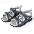 thumbnail image 1 of Kids Adjustable Strap Open Toe Outdoor Sports Sandals Boys Water Sandals (7, Navy, numeric_7), 1 of 2