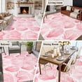 thumbnail image 5 of 6'x9' Area Rugs, Pink Shell Coastal Indoor Outdoor Area Rug for Living Room Bedroom, Nautical Ocean Summer Beach Sea Washable Bathroom Rugs Kitchen Floor Carpet Mats Home Decor Aesthetic, 5 of 8