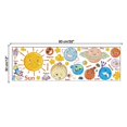 thumbnail image 6 of MINKUROW Kids Room Wall Art Decor Decals Cartoon Removable Universe,Space,Planet,Solar System,Galaxy DIY Home Wall Stickers Decals Murals for Bedroom Living Room Ceiling Boys Girls Rooms Nursery, 6 of 6