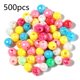 thumbnail image 1 of 500 Uds. de abalorios espaciadores de plástico de colores mezclados, joyería diy, collar, pendiente, suministros para manualidades de costura Baoblaze Cuentas espaciadoras, 1 of 8