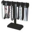 thumbnail image 3 of Plymor Black Velvet T-Bar Necklace Display Stand, 12" W x 12" H (Pack of 6), 3 of 3