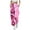 Pink, variant on Women's Halloween Joggers With Pockets Cartoon Print Casual Pants Comfortable Stylish Trousers Soft Stretch Elastic Waist Design (Pink,S)